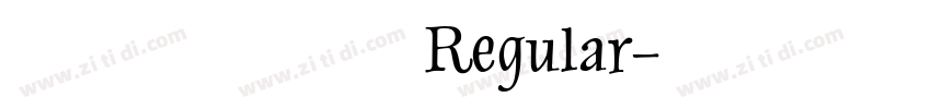 字嗨標準楷體 Regular字体转换